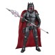 Figura Moff Gideon con armadura y capa roja.