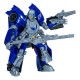 Figurine Wheeljack (Que) de Transformers en mode robot.
