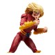 Figurine Husk 15 cm Marvel Legends en tenue rouge et or.