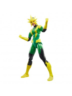 Figura Electro Marvel Legends de 15 cm en pose de acción.