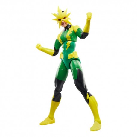 Figura Electro Marvel Legends de 15 cm em pose de ação.