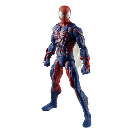 Figura de ação Spider-Man Unlimited de 15 cm em embalagem retro