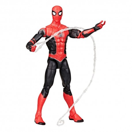 Figura de ação do Homem-Aranha em traje aprimorado