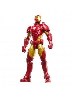 Figura Iron Man Marvel Legends em vermelho e dourado