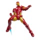 Figura Iron Man Marvel Legends em vermelho e dourado