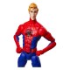 Figurine Peter Parker Marvel Legends en costume rouge et bleu.