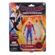 Figurine Peter Parker Marvel Legends en costume rouge et bleu.
