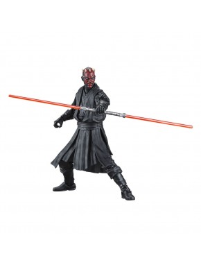 Figurine de Darth Maul avec sabre laser.
