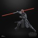 Figurine de Darth Maul avec sabre laser.