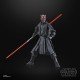 Figurine de Darth Maul avec sabre laser.