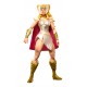 Figura articulada de She-Ra con accesorios dorados.