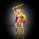 Figura articulada de She-Ra con accesorios dorados.