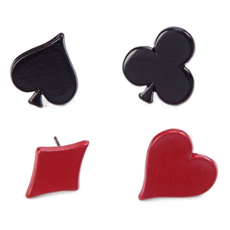 Set pendientes Harley Quinn cards