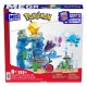Kit de construção Pokémon com Squirtle, Psyduck e Finneon.