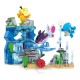 Kit de construção Pokémon com Squirtle, Psyduck e Finneon.