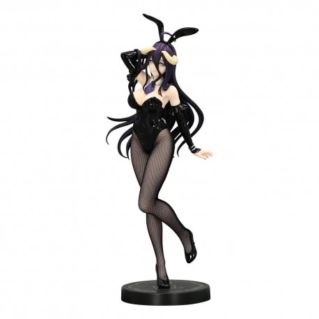 Estátua de Albedo de Overlord com traje preto de coelhinha