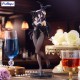 Estátua de Albedo de Overlord com traje preto de coelhinha