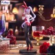 Estátua de Shalltear de Overlord em traje de coelhinha vermelha