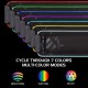 Reposamuñecas negro Enhance con iluminación RGB