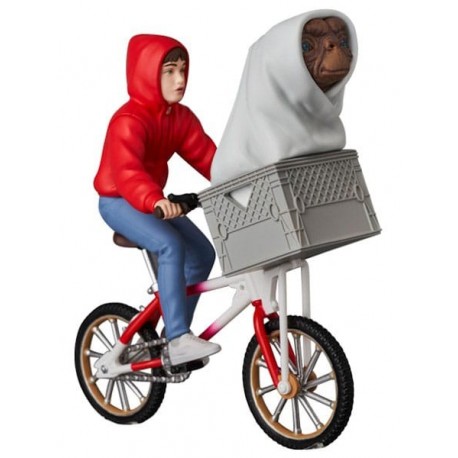 Minifigura E.T. y Elliot en bicicleta de 9 cm