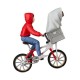 Minifigura E.T. y Elliot en bicicleta de 9 cm