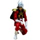 Figura de 10 cm de Char Aznable de Gundam, detalles en rojo y dorado