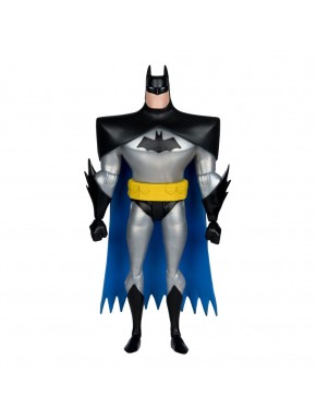Figura articulada de Batman plata y negro de 15 cm