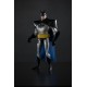 Figura articulada de Batman plata y negro de 15 cm