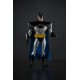 Figura articulada de Batman plata y negro de 15 cm