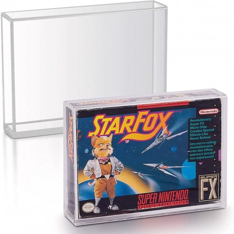 Caja de acrílico Evoretro para juegos SNES y N64