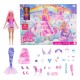 Calendario de Adviento Barbie con muñeca y accesorios.