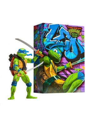 Figurine de Leonardo de Ninja Turtles avec boîte thématique Comic Con