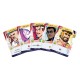 Caja del juego de cartas Marvel Damage Control con personajes