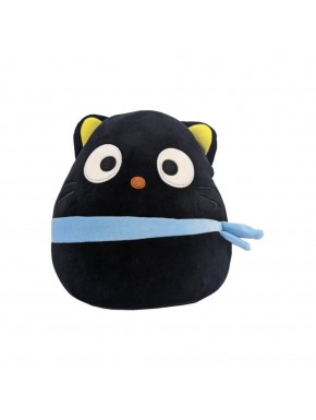 Squishmallows Peluche Chococat con lazo azul