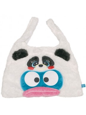Bolso de mano blanco con diseño de Hangyodon de Sanrio