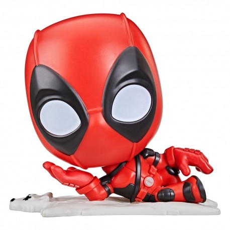 Figura de Deadpool con frases, 13 cm.