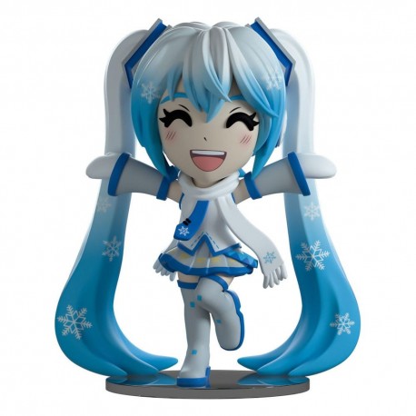 Figura de vinil Snow Miku 11 cm em azul e branco
