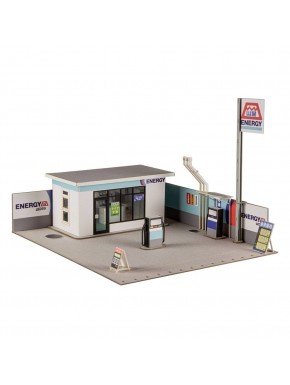 Maqueta estación de servicio 1/64 con accesorios Plum