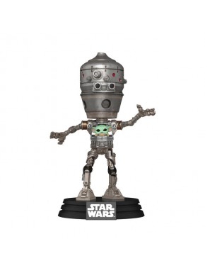 Figura POP! Deluxe IG-12 con Grogu de Star Wars