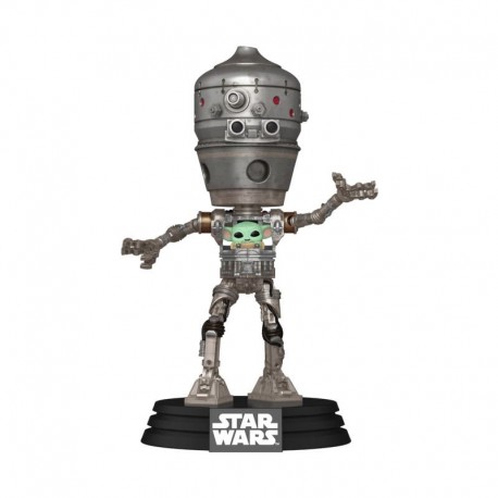 Figura POP! Deluxe IG-12 con Grogu de Star Wars