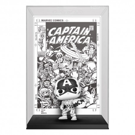 Figura POP! Comic Cover de Captain America de Marvel