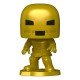 Figura de vinilo dorada de Iron Man con portada de Avengers