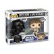 Figuras POP Vinyl Star Wars Darth Vader e Luke com falas
