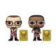 Dos figuras POP! de The Dudley Boyz con placas doradas Hall of Fame