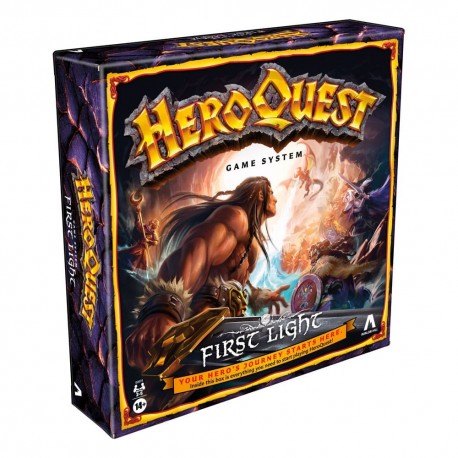 Caixa do jogo HeroQuest First Light