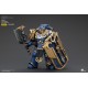 Figurine Warhammer Ultramarines Suzerain 12 cm en bleu et or