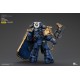 Figurine Warhammer Ultramarines Suzerain 12 cm en bleu et or