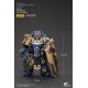 Figurine Warhammer Ultramarines Suzerain 12 cm en bleu et or