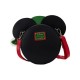 Bandolera Minnie Mouse de Loungefly, negra con detalles festivos
