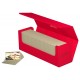 Estuche rojo Ultimate Guard Arkhive 400+ abierto